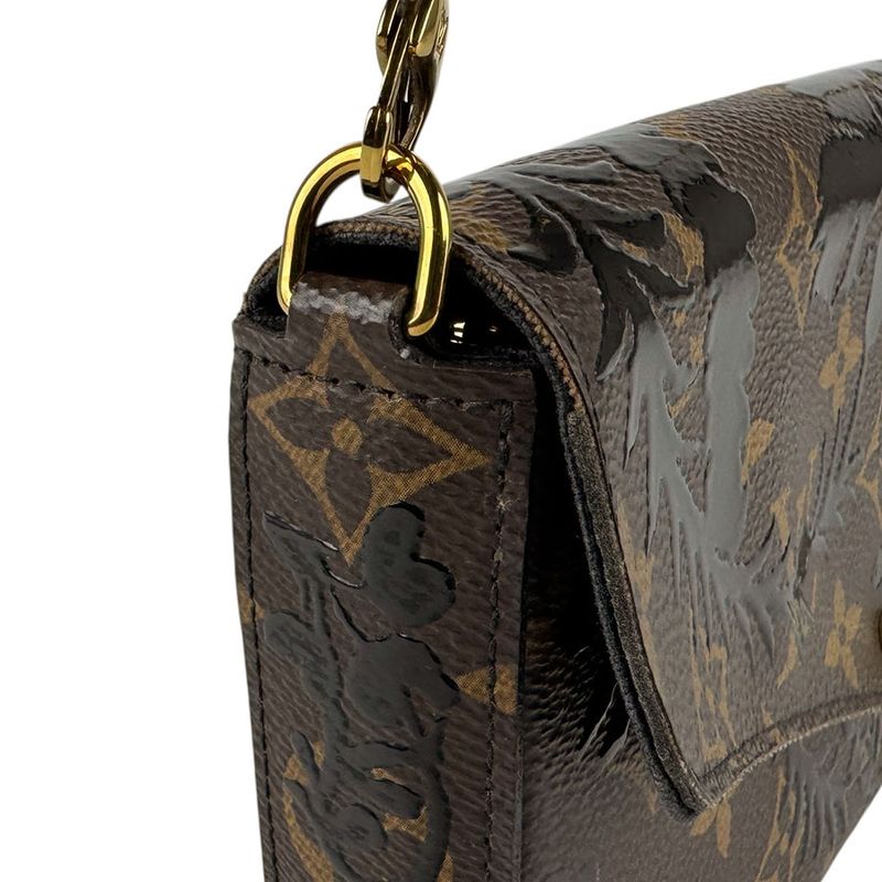 Louis Vuitton Chain Wallet Crossbody Shoulder Bag Monogram Pochette Felicie