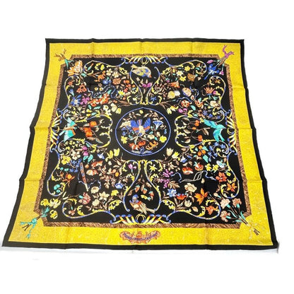 Hermes Silk Carré 90 Pierres D' Orient Et D' Occident Oriental and Western
