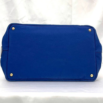 Prada Tote Bag Blue Cobalto Canapa