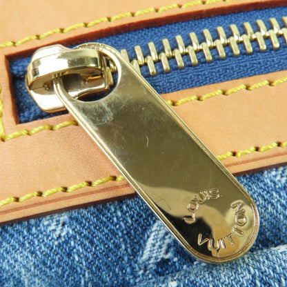 Louis Vuitton M95049 Monogram Denim Baggy PM Monogram Denim Handbag Blue With