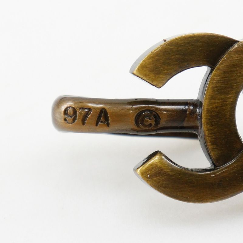 Chanel Chain Belt Vintage Finish Coco Mark A07928y02269 Gold Plated And Suede