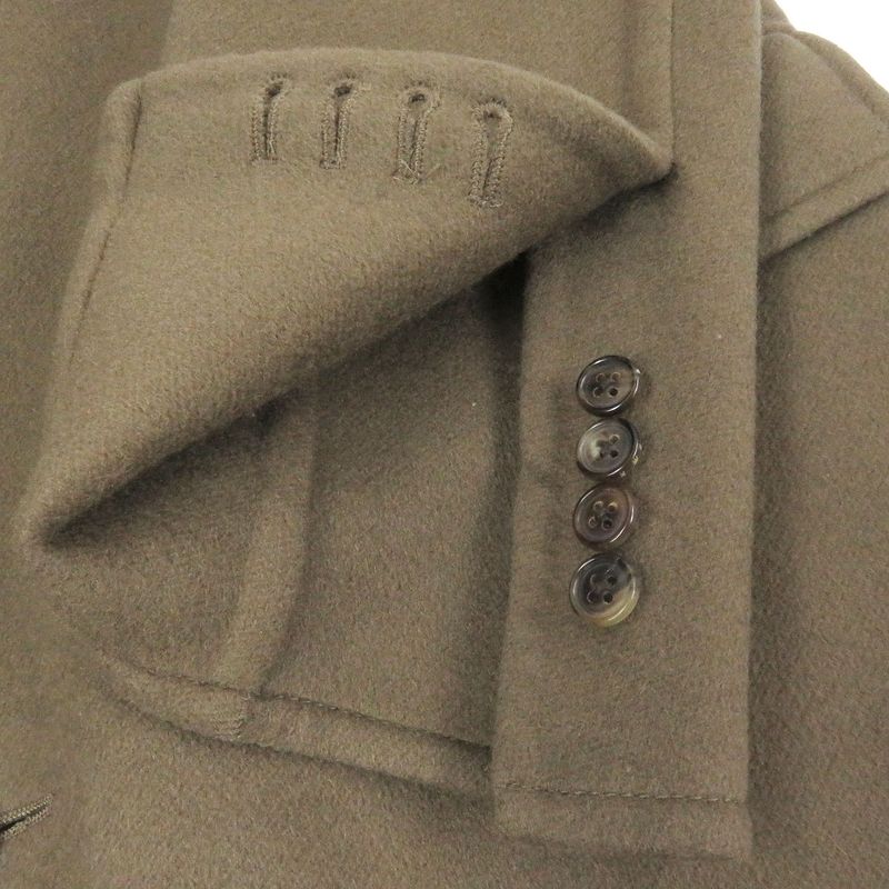 Hermes 19AW 100% Cashmere Long Coat Chester Coat Brown 48 With Hangers Made In