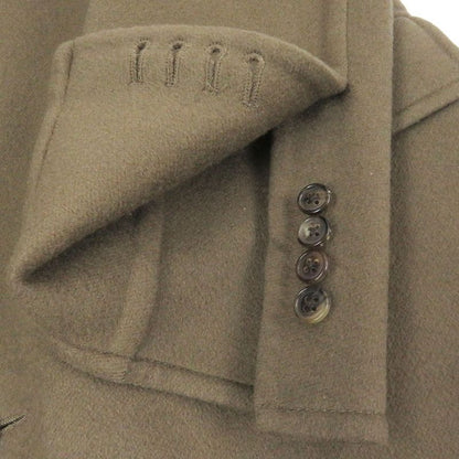 Hermes 19AW 100% Cashmere Long Coat Chester Coat Brown 48 With Hangers Made In