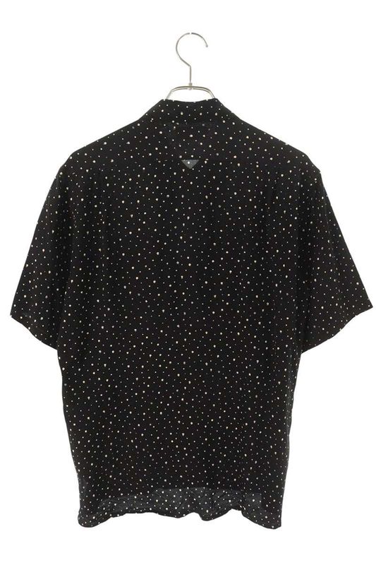 Saint Laurent Paris 531956 Y104v Dotted Short Sleeve Shirt Men 38