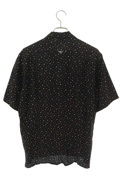 Saint Laurent Paris 531956 Y104v Dotted Short Sleeve Shirt Men 38