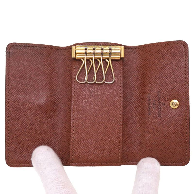 Louis Vuitton Monogram Multicles 4 M69517 IC Chip Key Case 0100 Louis Vuitton