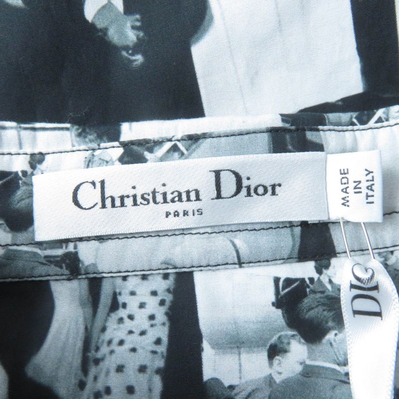 Christian DIOR 25SS 511b28a3a14 100% Cotton Monsieur DIOR Patchwork Motif Long