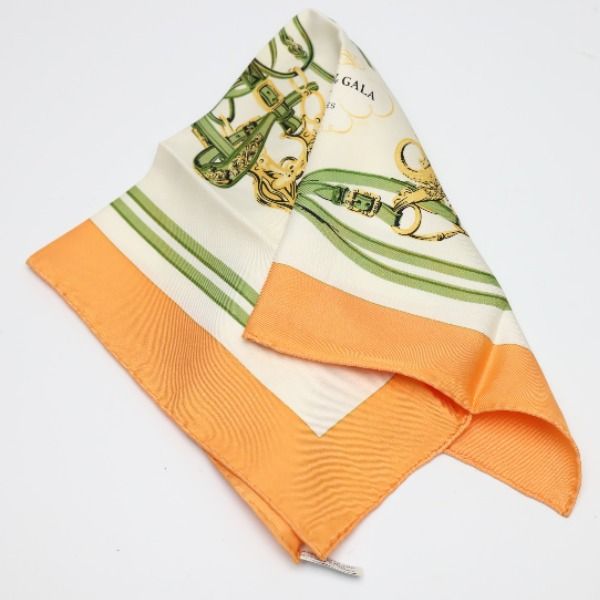 Hermès Carré 45 Petit Carré Handkerchief Gauroche Silk Twill Scarf