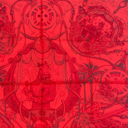 Hermes Carre 90 Horsawards Silk Scarf