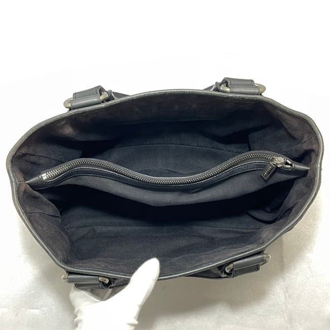 Celine Handbag Boogie Bag Black C Macadam Excellent Condition Suede