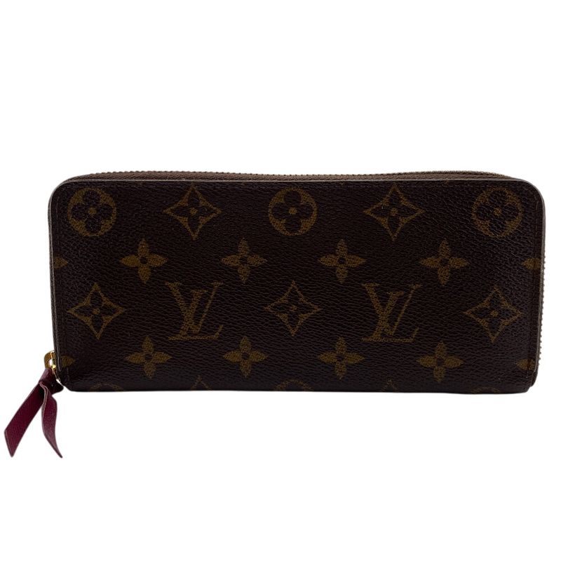 Louis Vuitton M60742 Portefeuille Cles Mance Round Zipper Monogram Long Wallet