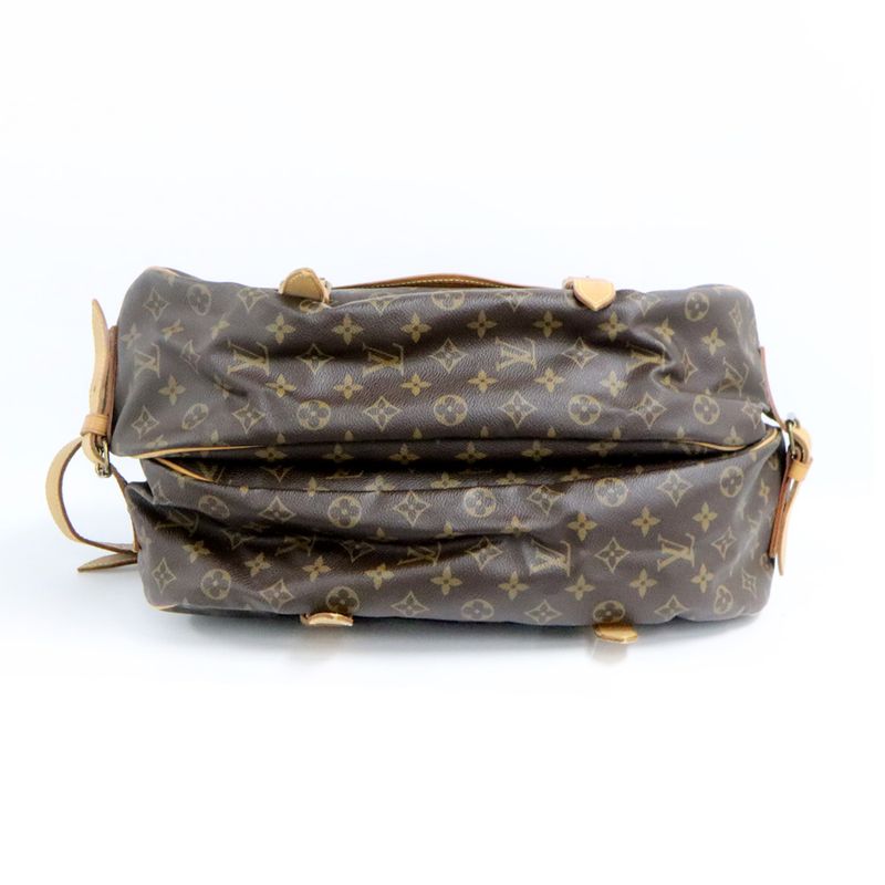 Louis Vuitton Monogram Saumur 43 M42252 PVC Leather Shoulder Bag
