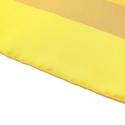 Hermes Rectangle Aloha Silk Jeanne Vif/green/orange Shawl Scarf With Box Made