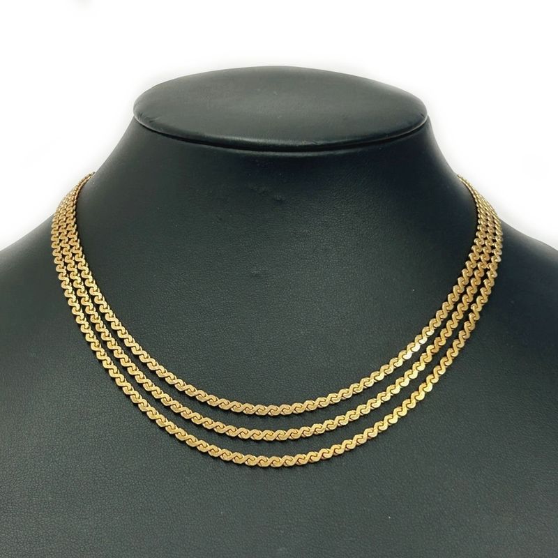 Christian Dior GP 3-Ring Necklace Women's 381768 Necklace