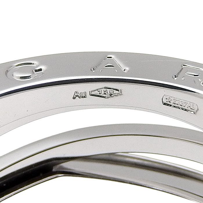 Bvlgari Bulgari B-zero1 Legend Ring 18K White Gold 750 White Gold #65 Equivalent