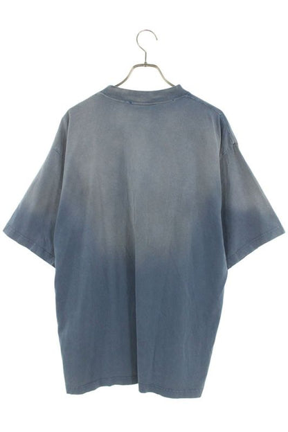 Balenciaga 23AW 764235 Tpvd5 BE KIND Print Damaged T-shirt Men's L