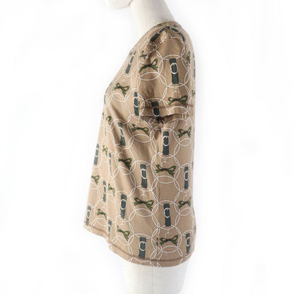 Hermes 22SS 2h4618db Morning Stroll Promenade Du Matin 100% Cotton Crew Neck