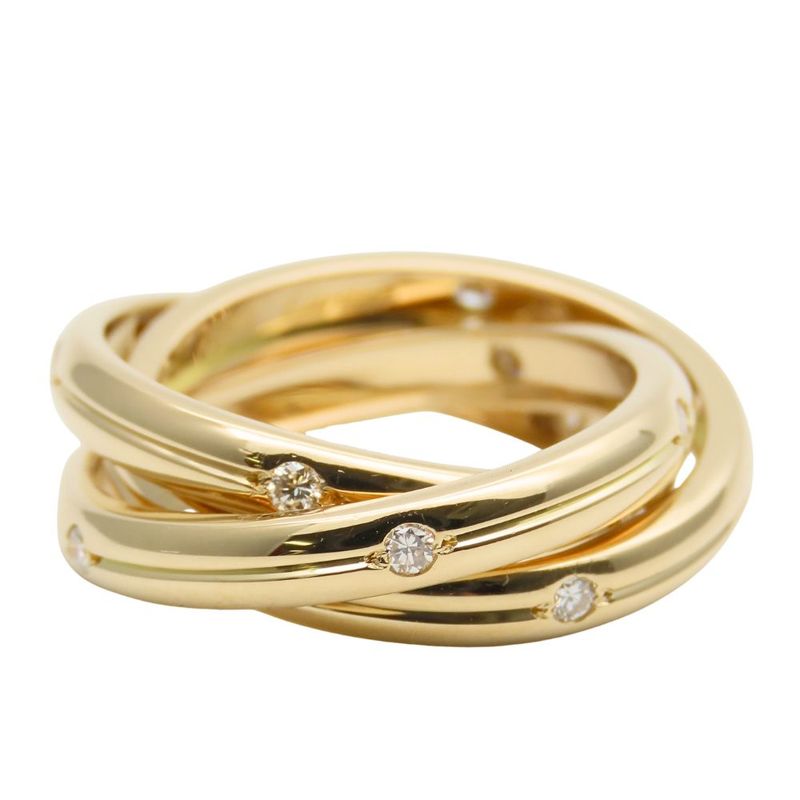 Cartier Ring - Ring Constellation Trinity 3strands 49 18K Yellow Gold Diamonds