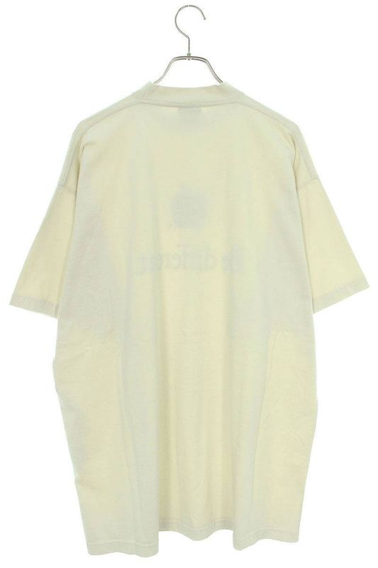 Balenciaga 22AW 712398 Tnvb3 Be Different Embroidery T-shirt Men 2