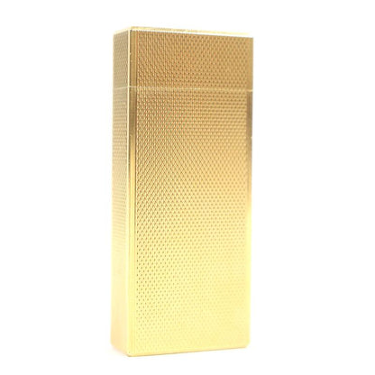 Cartier Pentagonal Roller Smoking Tool Gas Lighter Gold Swiss Made Men's