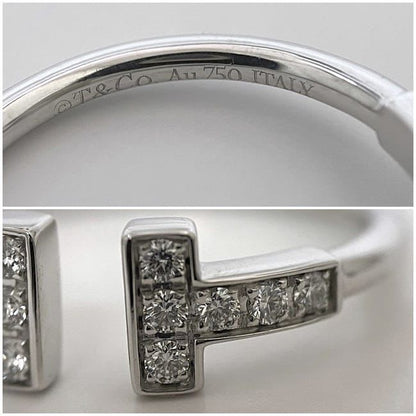 Tiffany & Co Twire Diamond Ring White Gold Wg