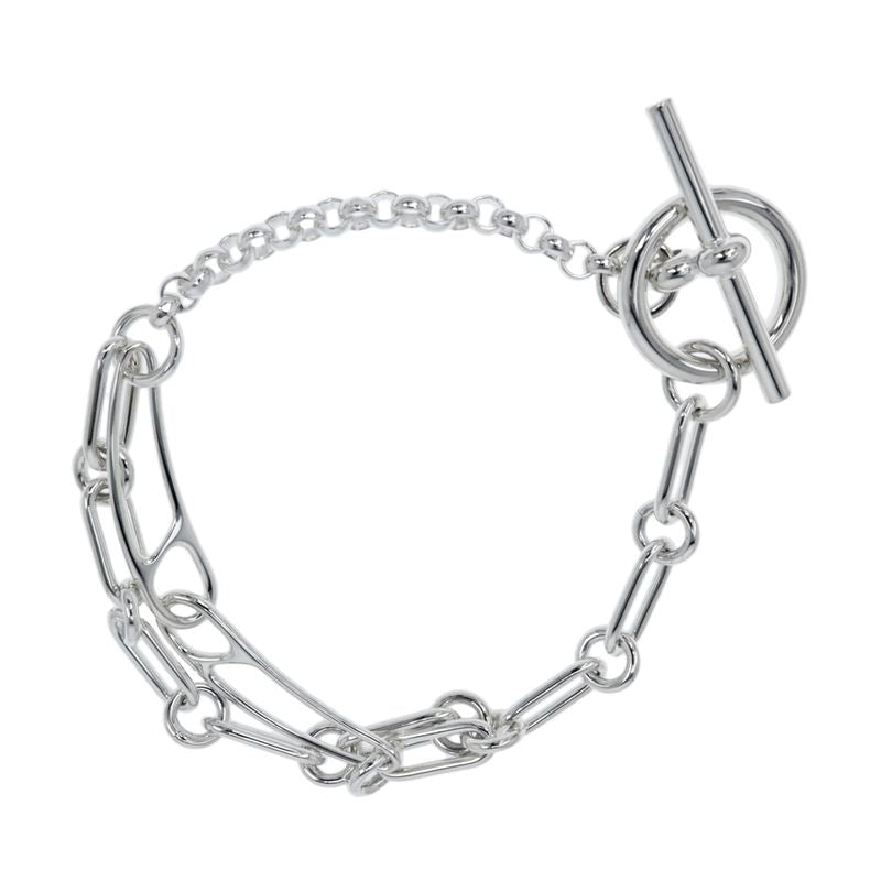 Hermes Chaine D'ancre Punk Bracelet ST Ag925 Silver - Women's Accessorie