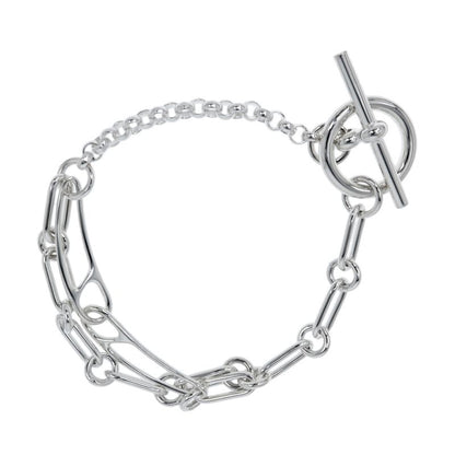 Hermes Chaine D'ancre Punk Bracelet ST Ag925 Silver - Women's Accessorie