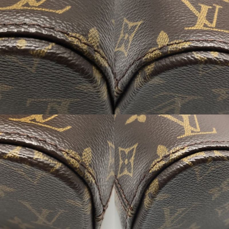 Louis Vuitton Monogram Vavin PM M51172 Handbag Leather Brown Ladies Used 006356