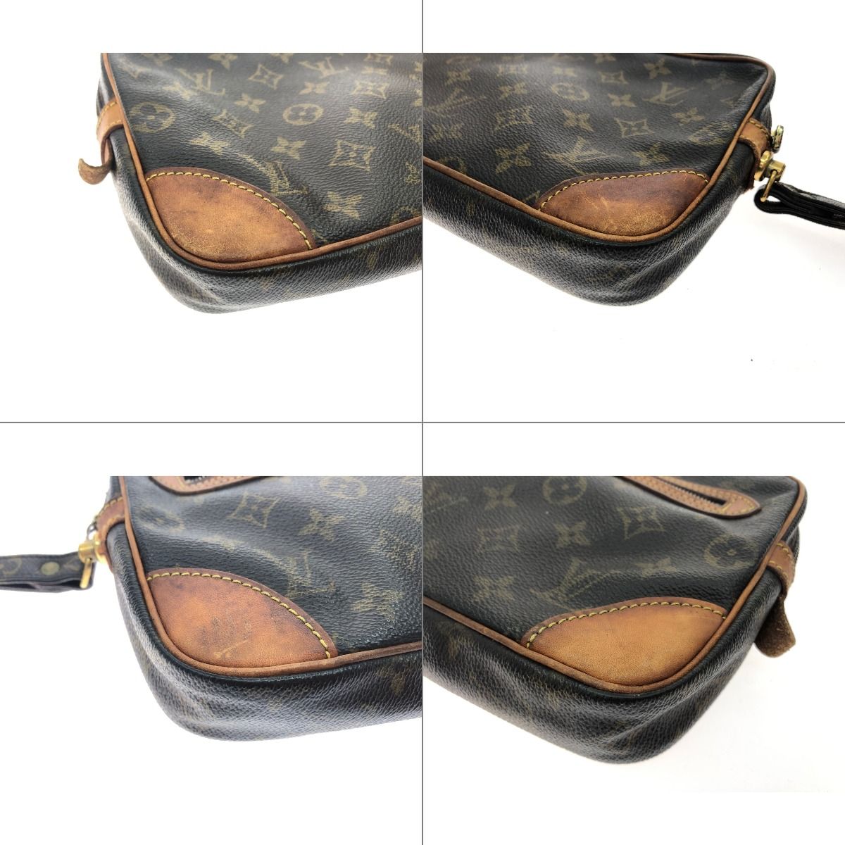 Louis Vuitton Monogram Marly Dragonne GM Second Bag M51825 Brown