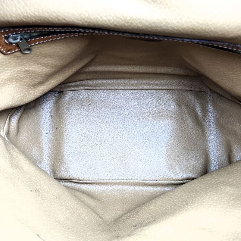 Celine MC96 Backpack Daypack Backpack PVC Leather Macadam Brown Color Casual