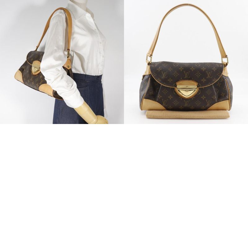 Louis Vuitton Beverly MM M40121 Monogram Canvas Brown Fl4007 Ladies Shoulder Bag