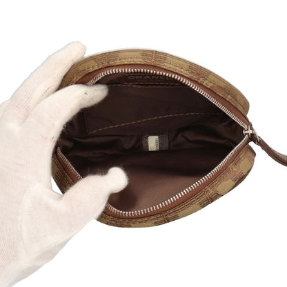 Chanel New Travel Line Hand Pouch A17682 Nylon Ladies Other Bag Khaki Brown