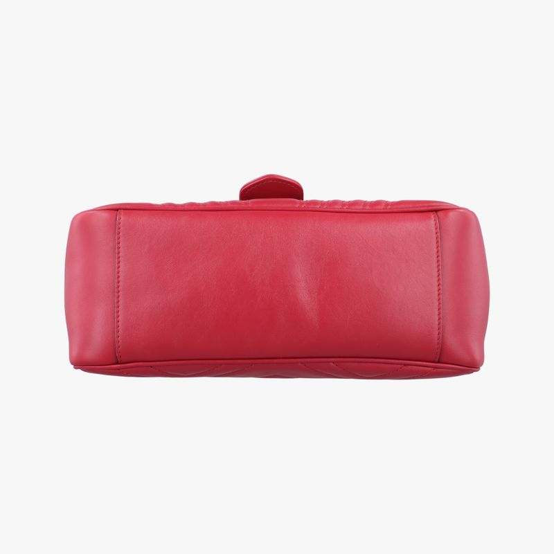 Guccigg Marmont Red Leather 498110 F024930433