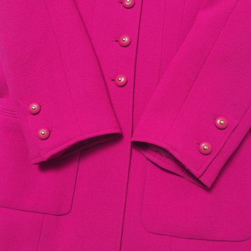 Chanel Vintage Skirt Suit Setup Long Jacket Tight Skirt Coco Mark CC Logo