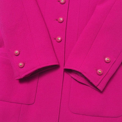 Chanel Vintage Skirt Suit Setup Long Jacket Tight Skirt Coco Mark CC Logo