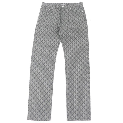 DIOR Homme 313d004b329x Cotton Cowhide CD Diamond Logo Allover Button Fly