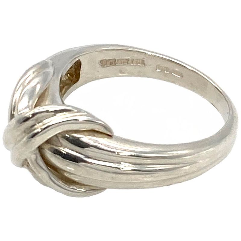 Tiffany & Co Tiffany & Co Signature Cross Ring Size Approx 11 Sv925 45g Silver