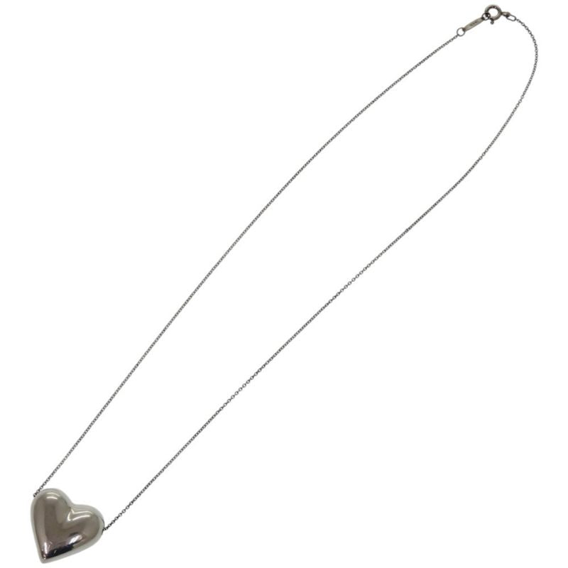 Tiffany & Co Pinching Heart 925 Silver Necklace 1858 Tiffany & Co