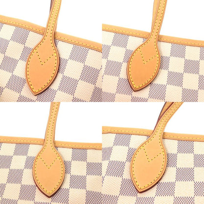 Louis Vuitton Neverfull MM Damier Azure N51107 Tote Bag LV 0666 Louis Vuitton