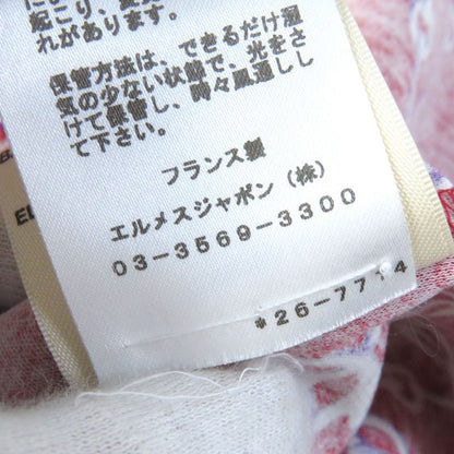 Hermes 22SS Cotton Allover Design Short-sleeved T-shirt Cut And Sewn Red 34