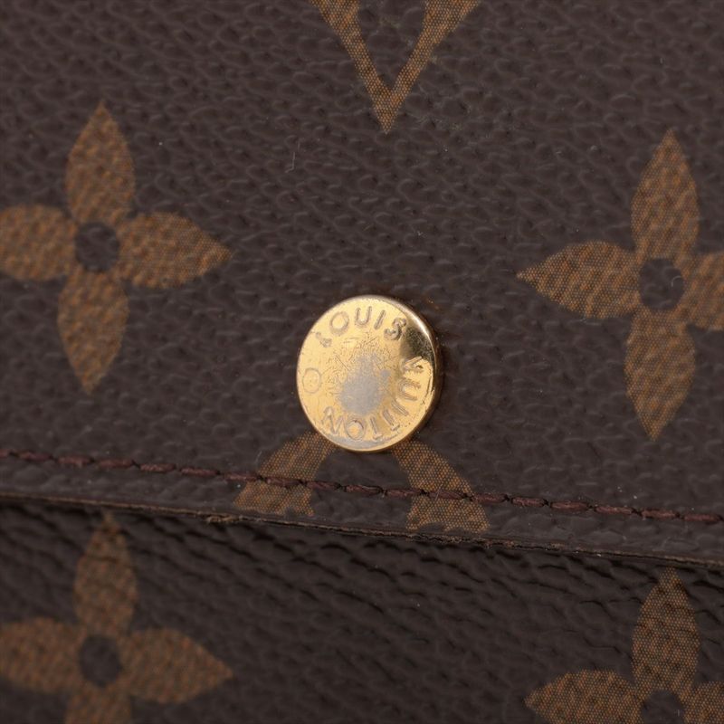Louis Vuitton Monogram Portefeuille Sarah Long Wallet M60104 Leopard Brown And