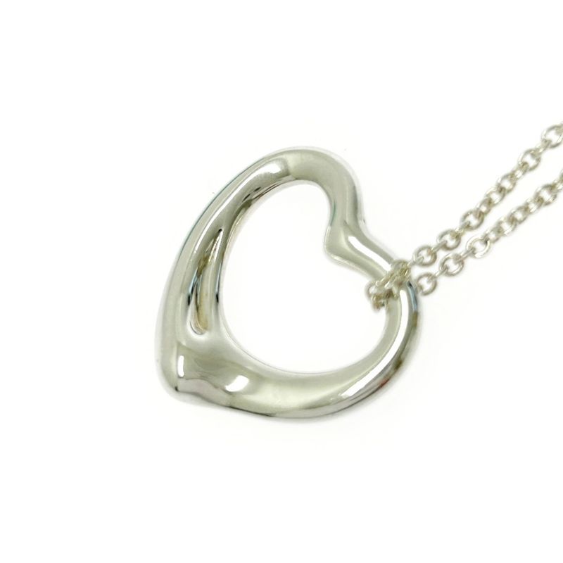 Tiffany & Co Tiffany & Co Silver Elsa Peretti Open Heart Necklace 6.8g 925