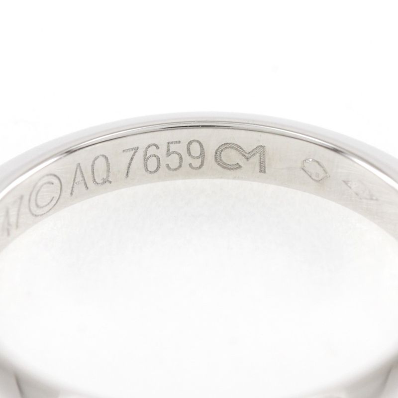 Cartier Knife Edge Pt950platinum #7 Ladies 3.5g Ring