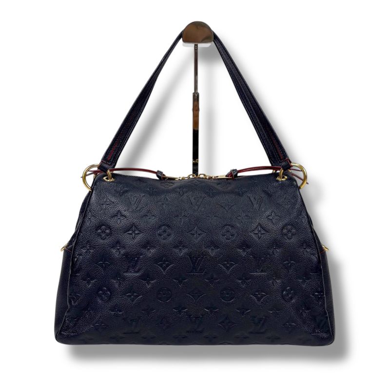 Louis Vuitton Pontje Shoulder Bag Mini Tote Bag Empreinte Leather Embossed Navy