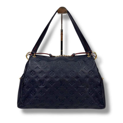 Louis Vuitton Pontje Shoulder Bag Mini Tote Bag Empreinte Leather Embossed Navy