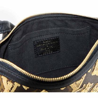 Louis Vuitton Monogram Eclipse Pochette Axessoire Hand Bag Sequins 90296779