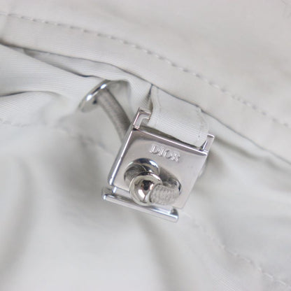 DIOR Homme 23AW 39c308a5834 Back Print Hooded Technical Cotton Double Zip Up