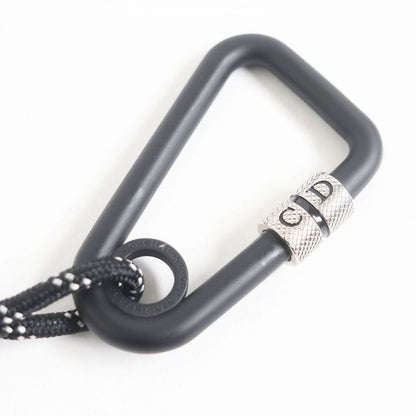 20SS DIOR / DIOR Homme CD Logo Silver Hardware Climbing Rope Carabiner Snap