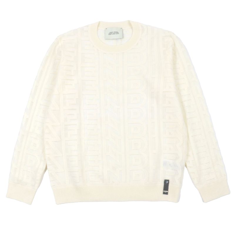  Fendi MARC Jacobs Fendi MARC Jacobs 2022 Fzx131 Wool 77% Logo Allover Pattern