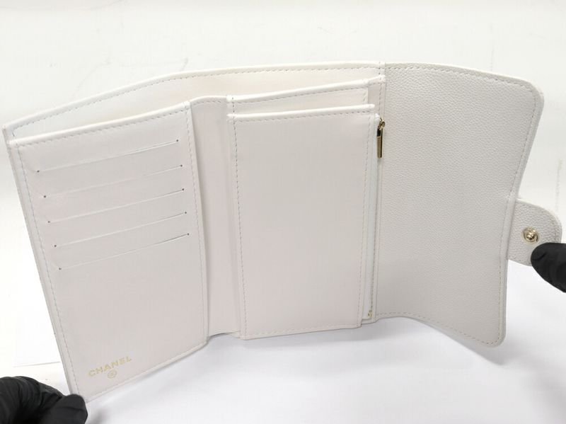 Chanel Bifold Wallet With Coin Purse Matelasse Medium Classic Flap Wallet